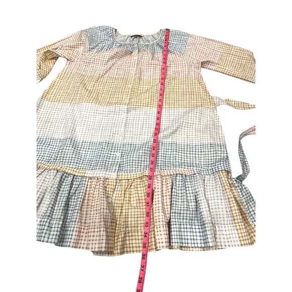 3/4 Sleeve Button Down Peplum Dress Size Small NWOT - Picture 8 of 12